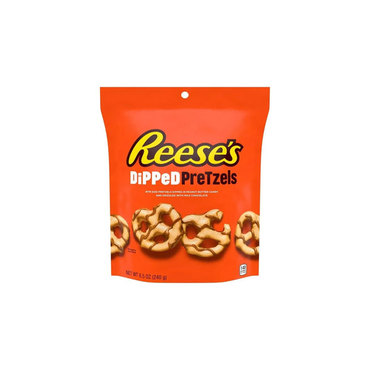 Reese's Dipped Pretzels 240g – Peanut Butter & Milk Chocolate
