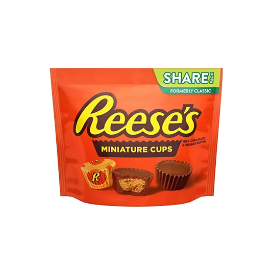 Reeses Miniature Cups Milk Chocolate & Peanut Butter 226g 
