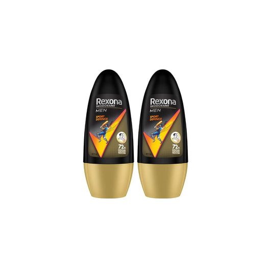 Rexona Men Sport Defence Underarm Roll-On Deodorant 50ml (Pack of 2)