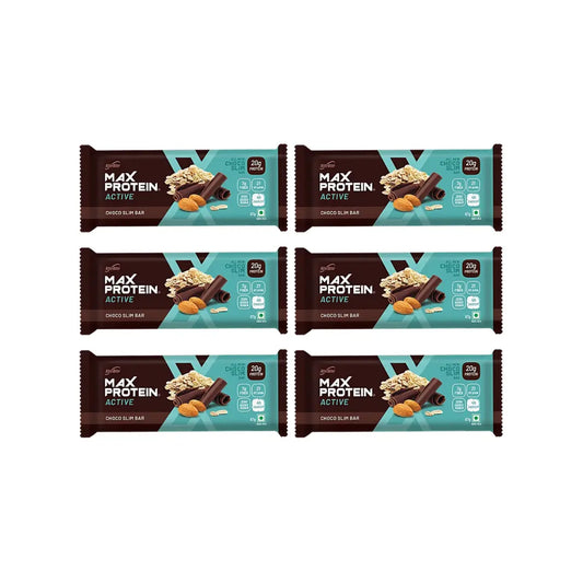 RiteBite Max Protein Bars Choco Slim Bar 67g (Pack of 6)