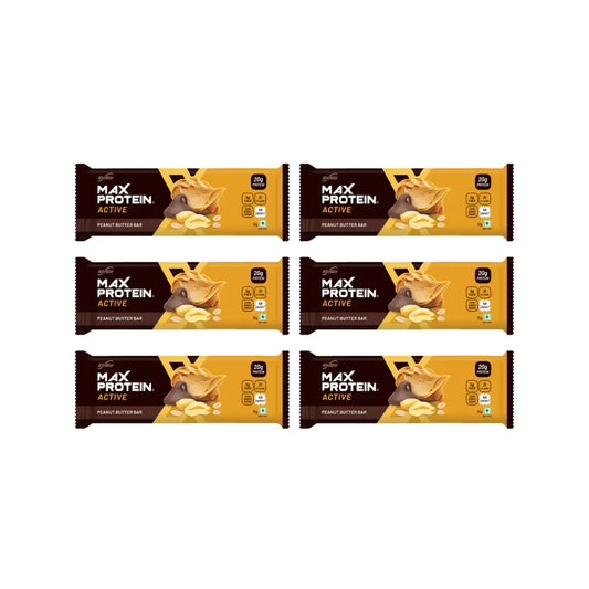 Ritebite Max Protein Active Peanut Butter Bar 70g (Pack Of 6)