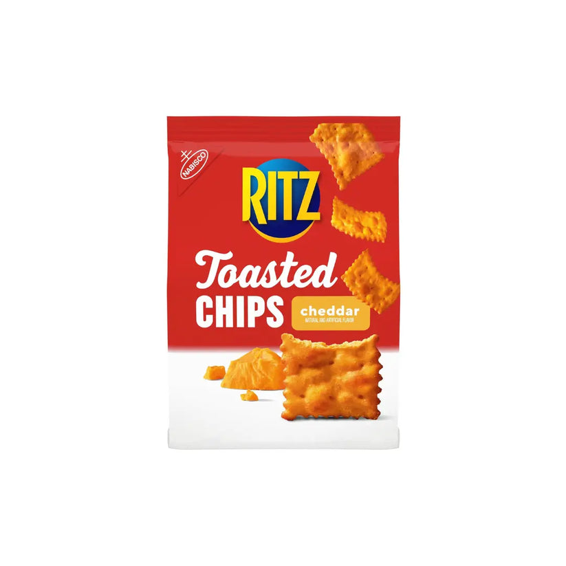 Ritz Toasted Chips Cheddar 40% Less Fat Oven Baked 229g