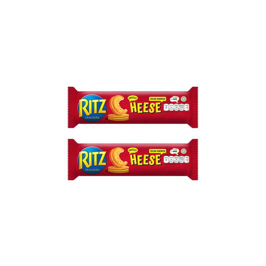 Ritz Cheese Cream Sandwich Cracker Biscuits, 100g (Pack of 2)
