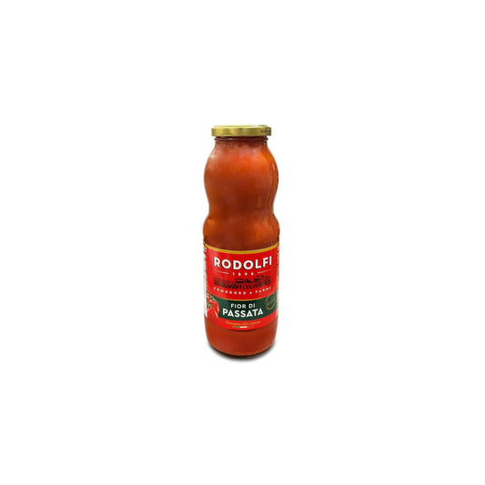 Rodolfi Mansueto Fior di Passata 680g – Authentic Italian Tomato Puree from Ozzano Taro