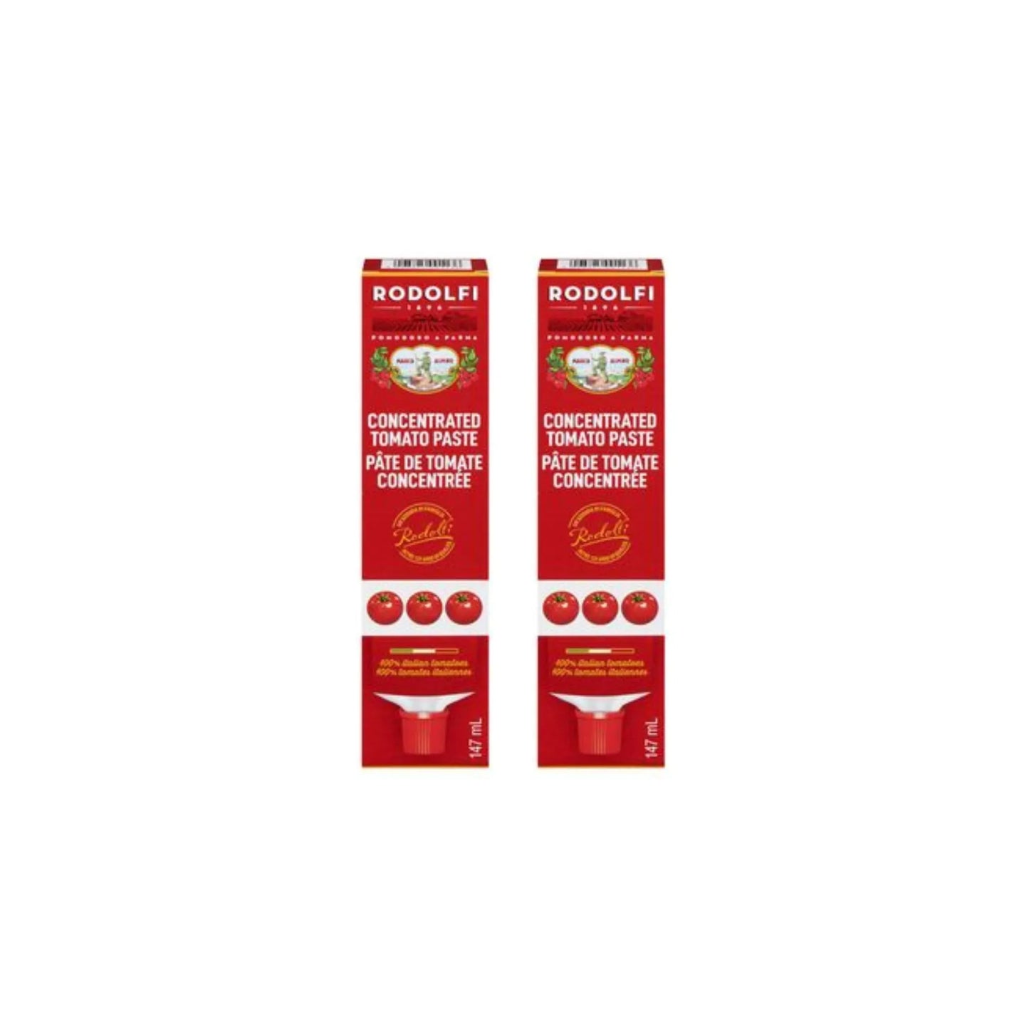 Rodolfi Italian Tomato Paste 130g Pack
