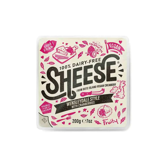 SHEESE VEGAN CRANBERRIES 200gms