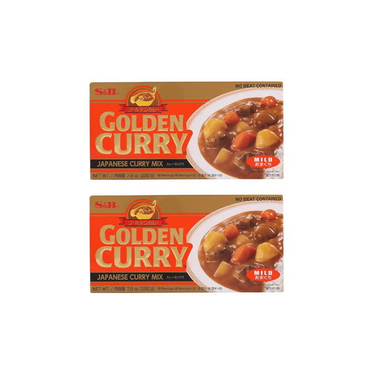 S&B Golden Curry Mix (Mild) 220gm (Pack of 2)