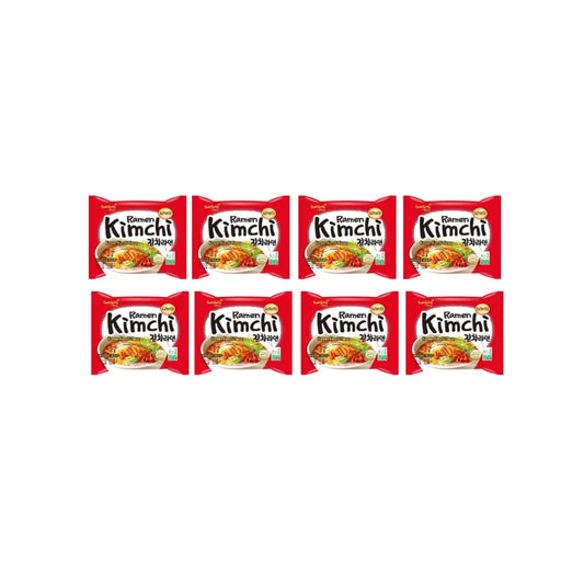 Samyang Kimchi Ramen 140g (Pack of 8) | Authentic Kimchi Flavor