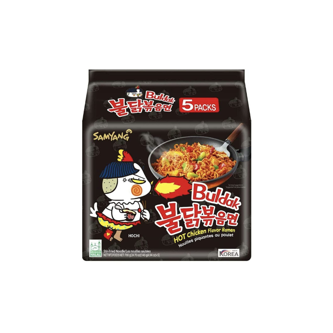 Samyang Buldak Fire Hot Chicken Flavor Ramen 140g X 5 pack
