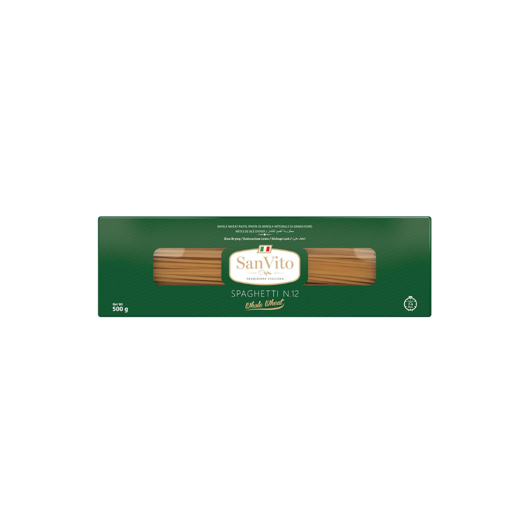 San Vito Whole Wheat Pasta Spaghetti (N.12) 500g