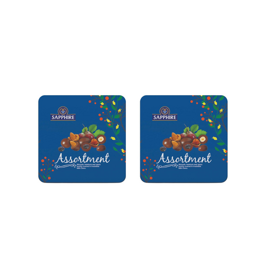 Sapphire Chocolate Coated Nuts Assorted, Almond, Hazelnut & Raisins, 200 g (Pack of 2)