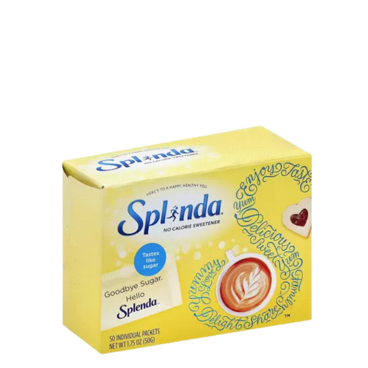 Splenda No Calorie Sweetener 50 Sachet, 50g