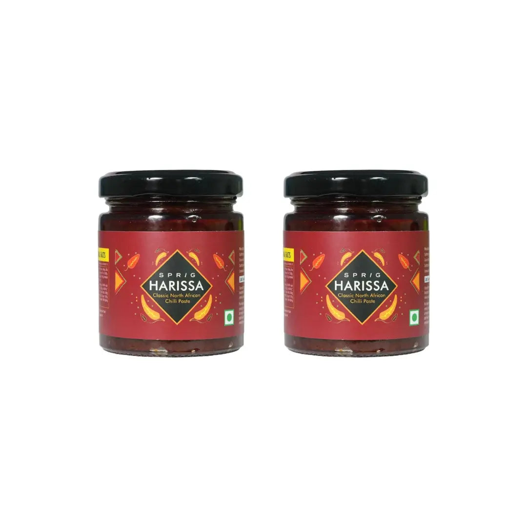 Sprig Harissa Chilli Paste 125g (Pack of 2)
