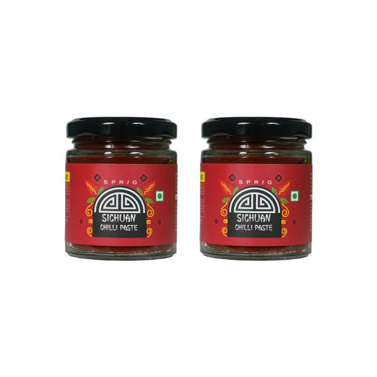 Sprig Sichuan Chilli Paste 125g (Pack of 2)