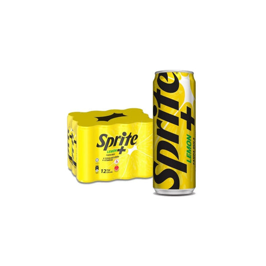 Sprite Lemon Plus Can 320ml (Pack of 12)