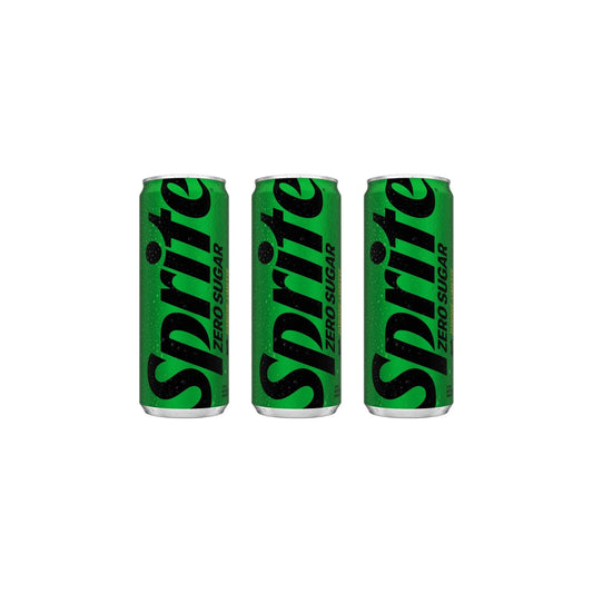 Sprite Zero Sugar, Limes and Lemon Flavour 320ml (Pack of 3)