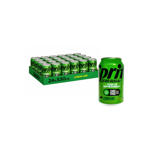 Sprite No Sugar Drink Imported 330ml (Pack of 24)