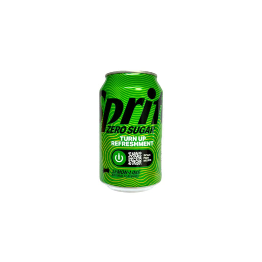 Sprite Zero Sugar Lemon Lime Soft Drink Can 330ml (Imported)
