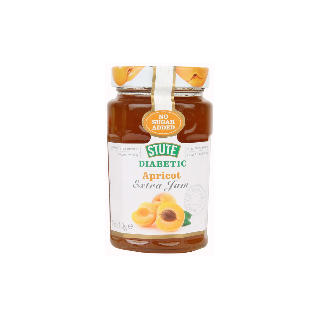 Stute No Sugar Added Apricot Jam, 430g 