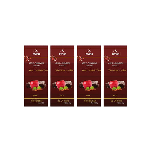 Swiss Apple Cennamon Chocolate Bar