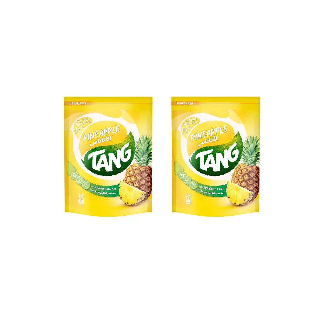TANG Pineapple Pack 375g Nutrition Drink (375 g, Pineapple Flavored) (Pack of 2)