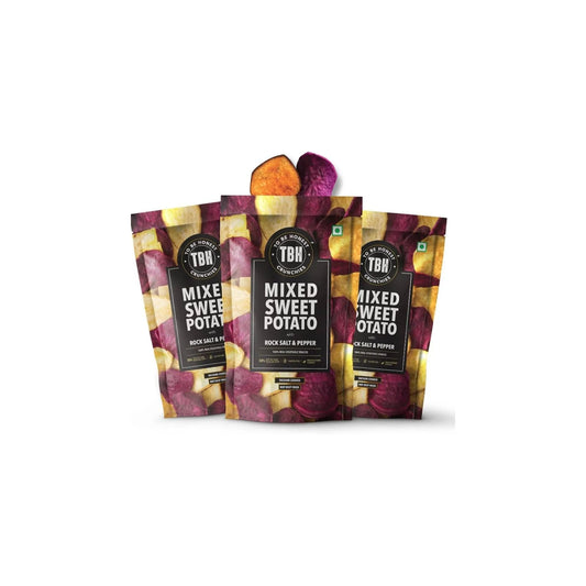 TBH mixed sweet potato chips 120g (Pack of 3)