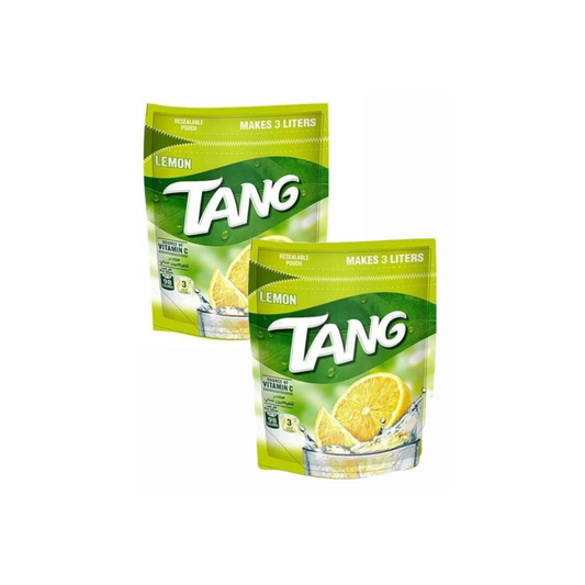 TANG Lemon Mint Powder Resealable Pouch Imported (375gm) (Pack of 2)