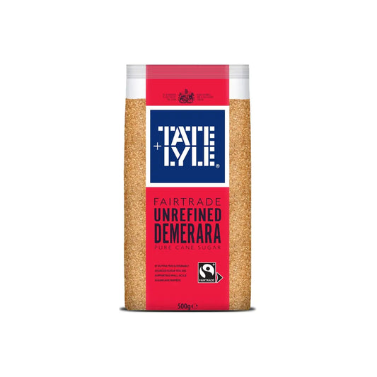 Tate and Lyle Fairtrade Unrefined Demerara Pure Cane Sugar 500g