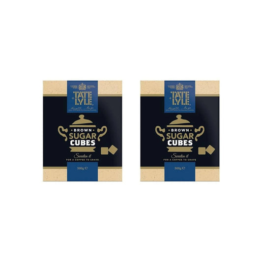 Tate & Lyle Fairtrade Demerara Sugar Cube - 500g (Pack of 2)