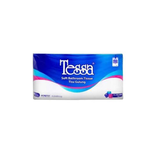 Tessa Soft Bathroom Tissue (8x300 Sheets) – Imported Premium Toilet Paper for Softness & Absorbency
