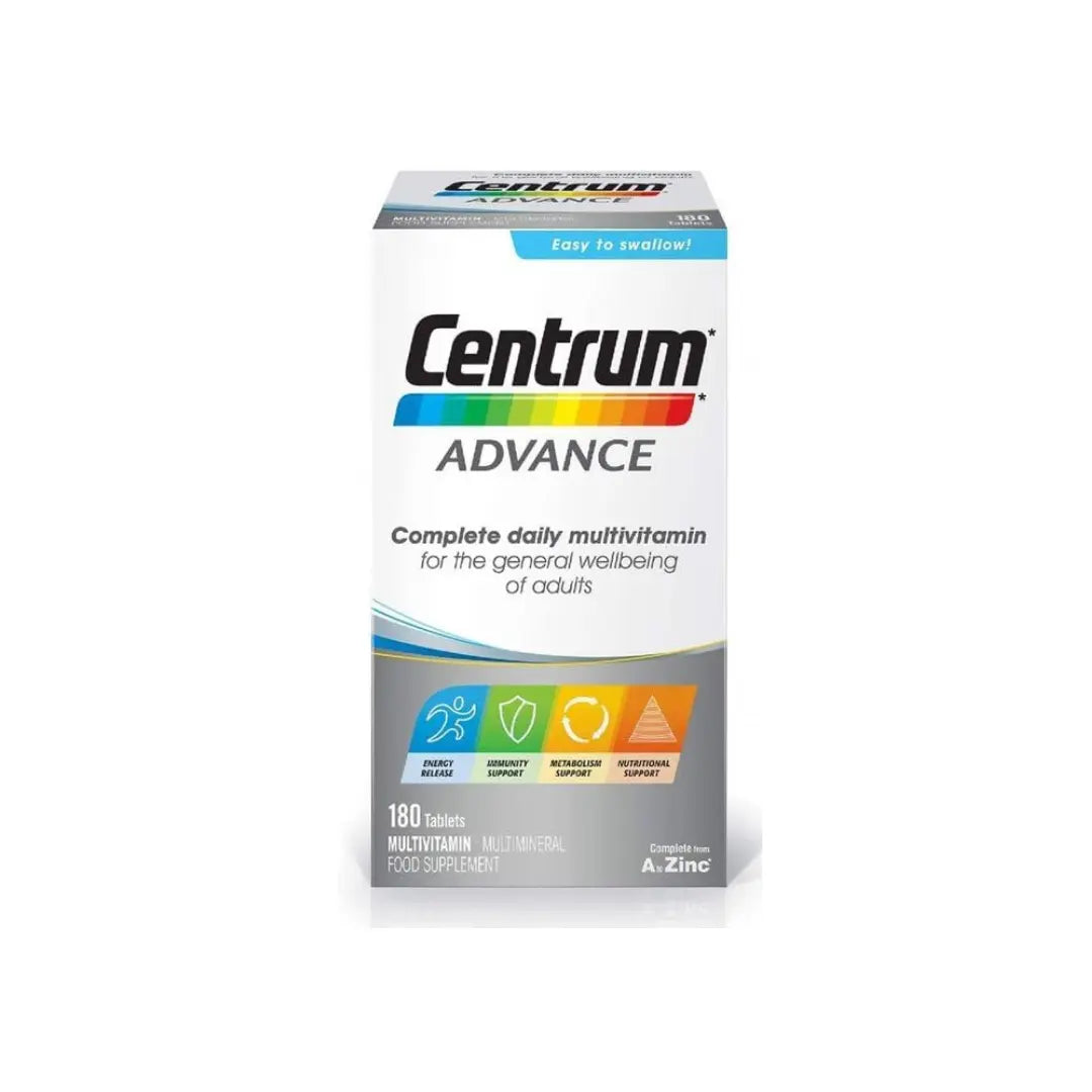 Centrum Sample Pack The Centrum Advance Multivitamin Tablets Pack of 180 - Daily Vitamins