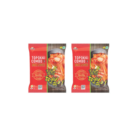 Topokki Combo Sauce And Kimchi 320g (Pack of 2)