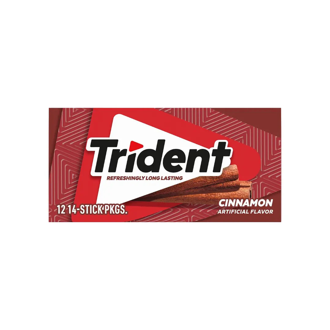Trident Cinnamon Gum 14 Sticks – Bold Flavor for Fresh Breath Luckystore