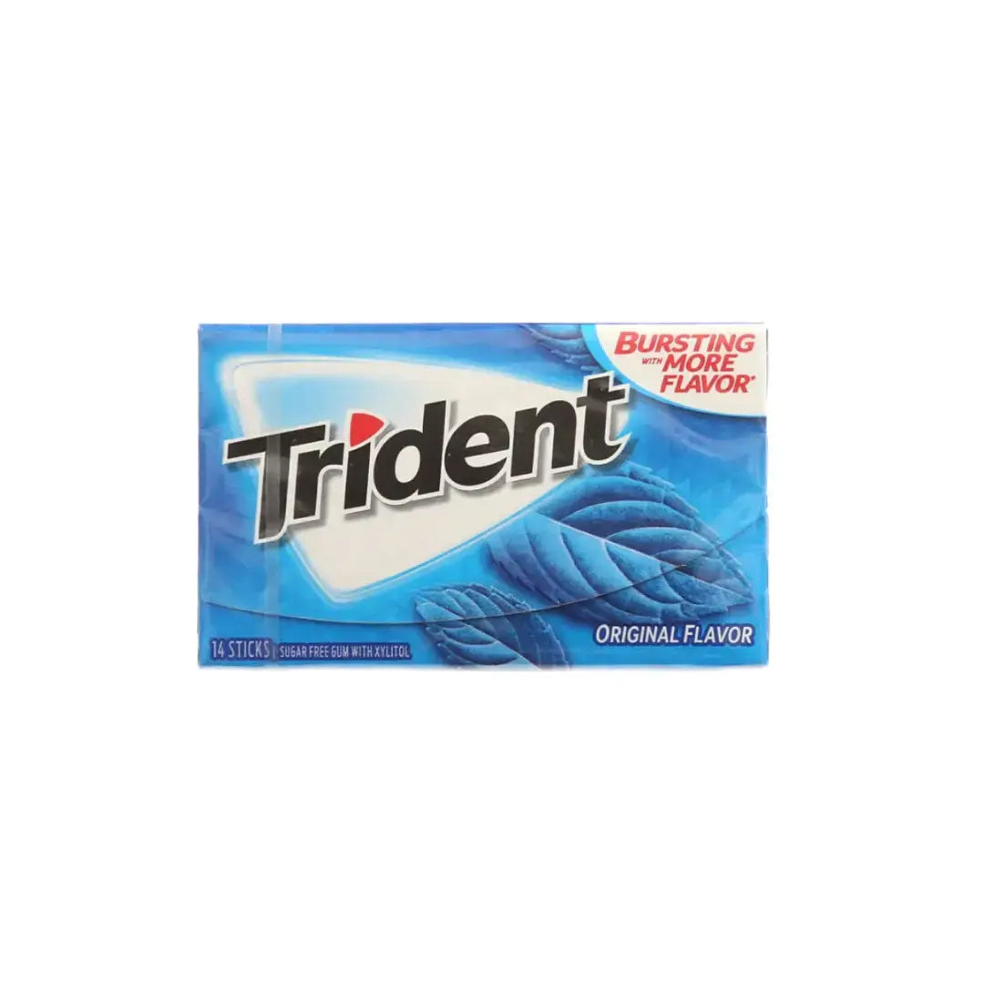 Trident Original Flavor Gum sugar free chewing gum pack