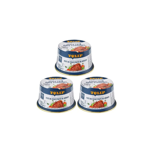 Tulip Pate de ficat 125g (Pack of 3)