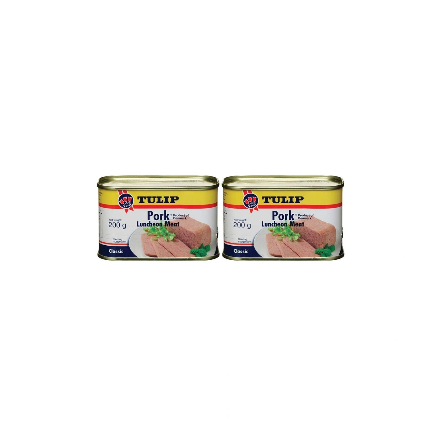 Tulip Pork Luncheon Meat, 200g, (Pack of 2)