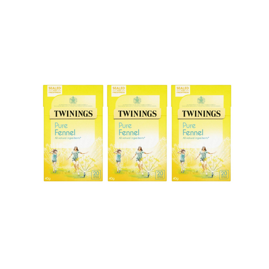 Twinings Pure Fennel Tea 20 Tea Bags, 40g (Pack Of 3)