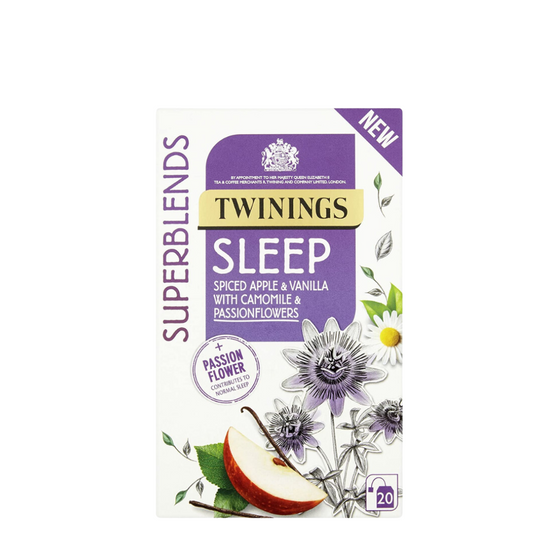 luckystore Imported Tea Twinings Sleep Spiced Apple & Vanilla with Chamomile & Passion Flower, 30g