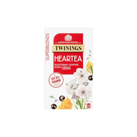 Twinings SuperBlends Heartea, Herbal Tea 20 Bags