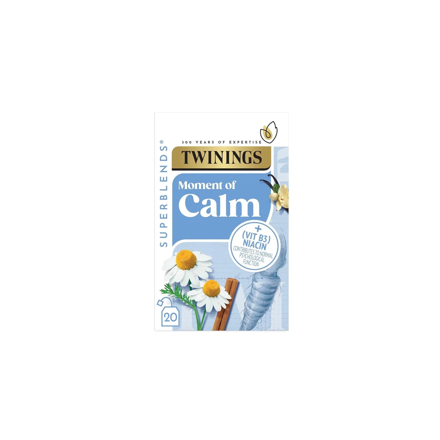 Twinings Superblends Moment of Calm, 20 Tea Bag, 30g