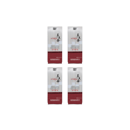 Umai Traditional Buckwheat Noodles Soba 300gm ( Pack of 4) 