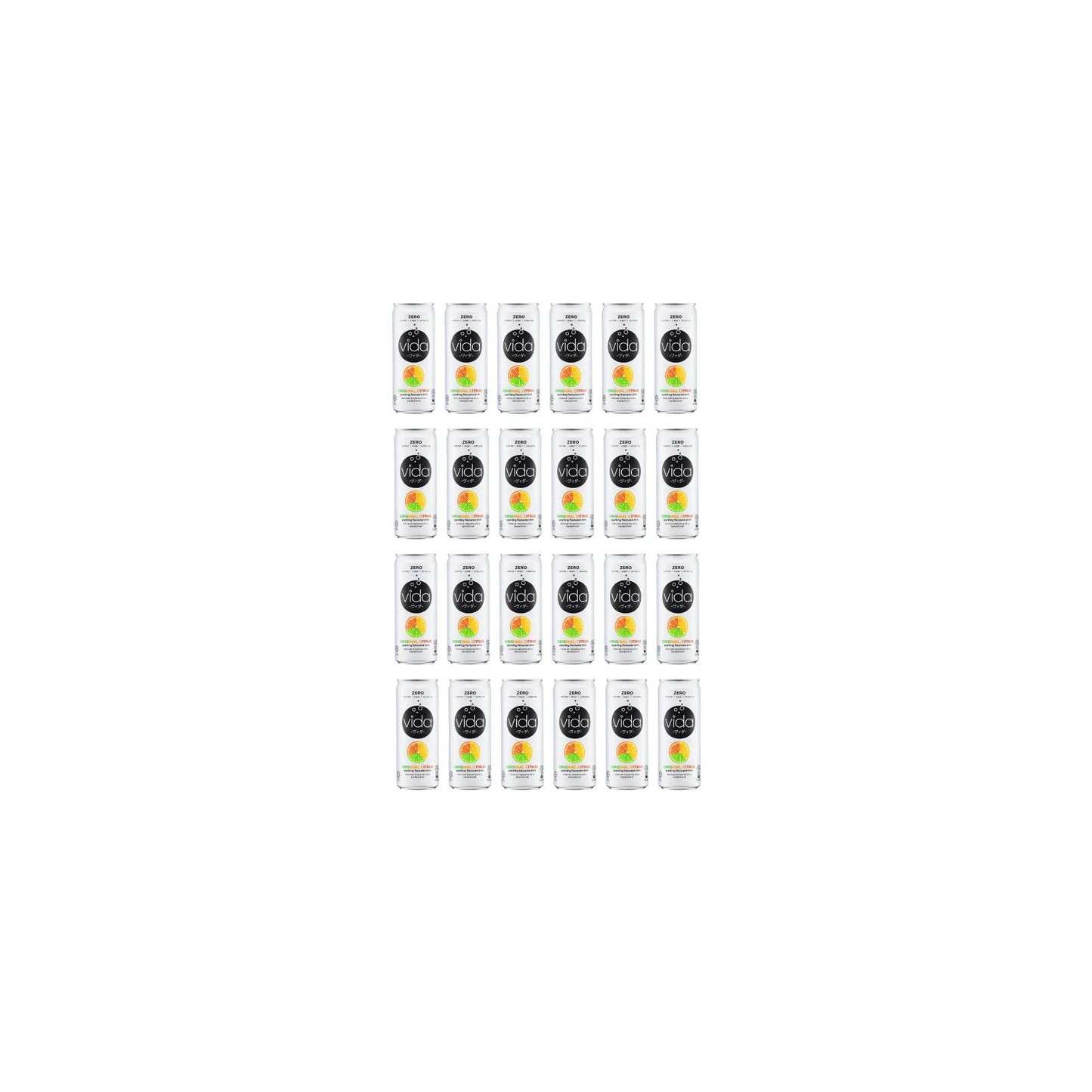 VIDA ZERO Diet Drink | Sugar Free Flavored Drink 325ml (Pack of 24)
