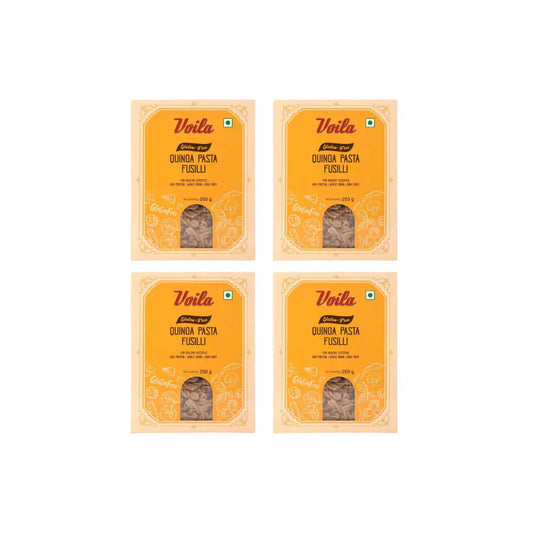 Voila Gluten Free Quinoa Pasta Fusilli 250g (Pack of 4)