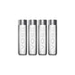 voss still water 375ml pack of 4 premium glass bottle water