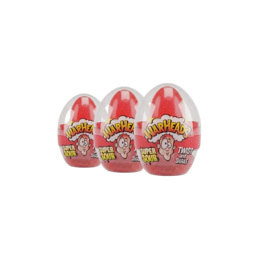 WarHeads Super Sour Twist and Share Candy, Strawberry Flavour 18g (Pack of 3)