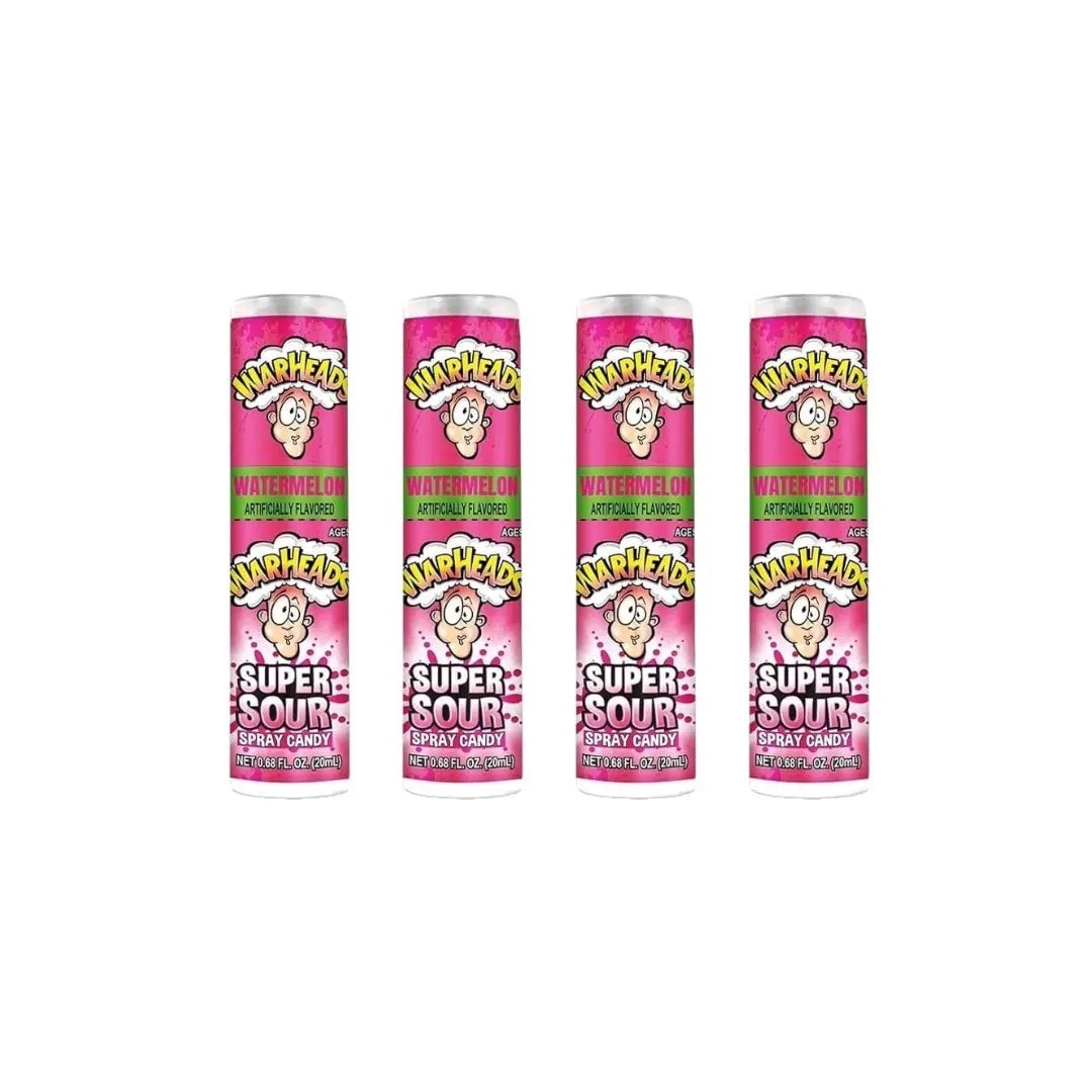 Warheads Super Sour Spray Candy flavours Watermelon 20ml (Pack of 4)