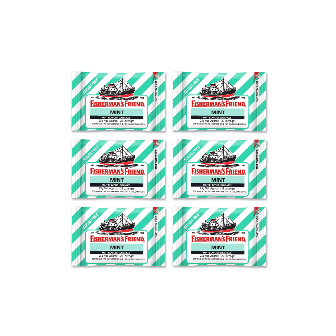 Fisherman's Friend Mouth Freshener Mint 25g (Pack Of 6)