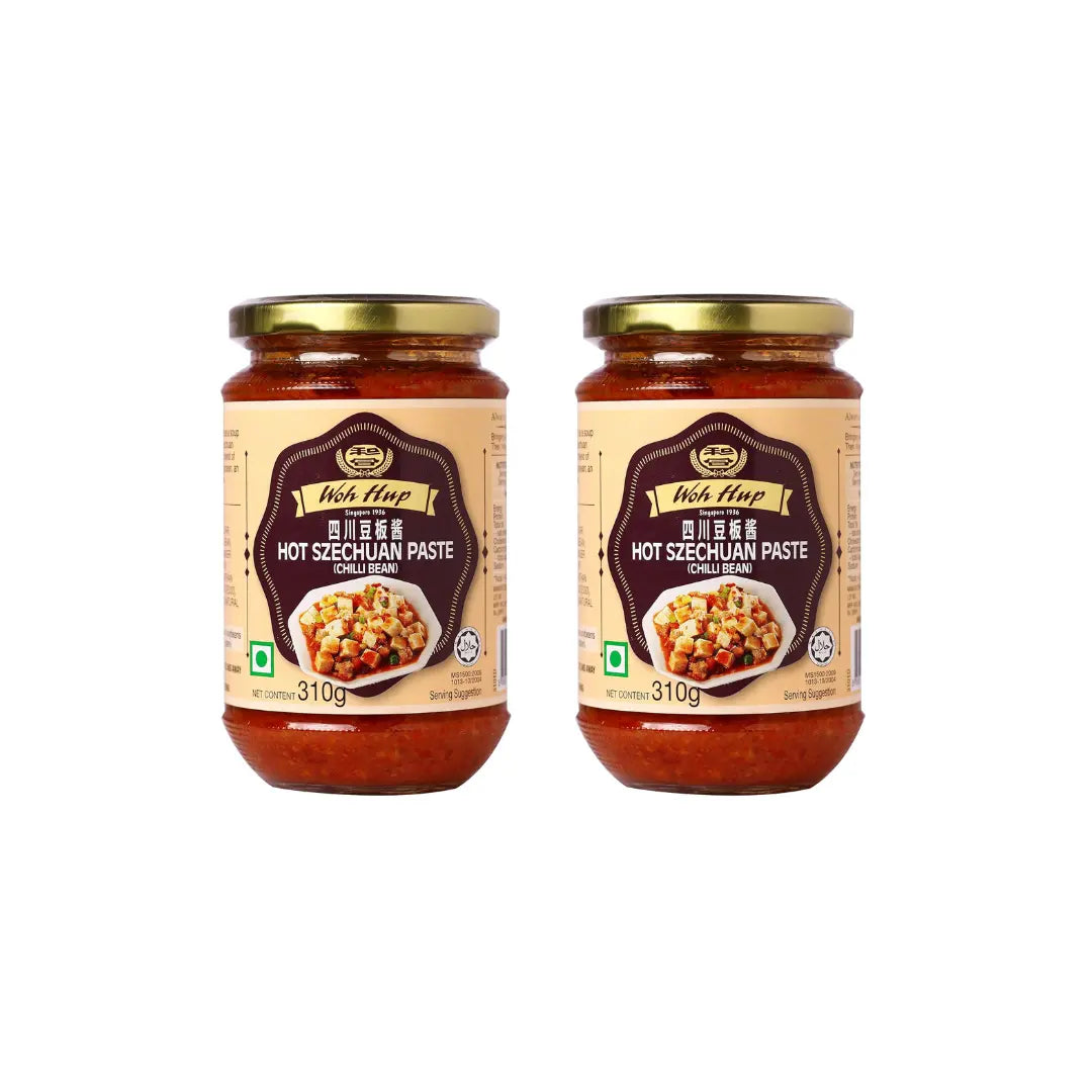 Woh Hup Hot Szechuan Paste, 310g (Pack of 2)