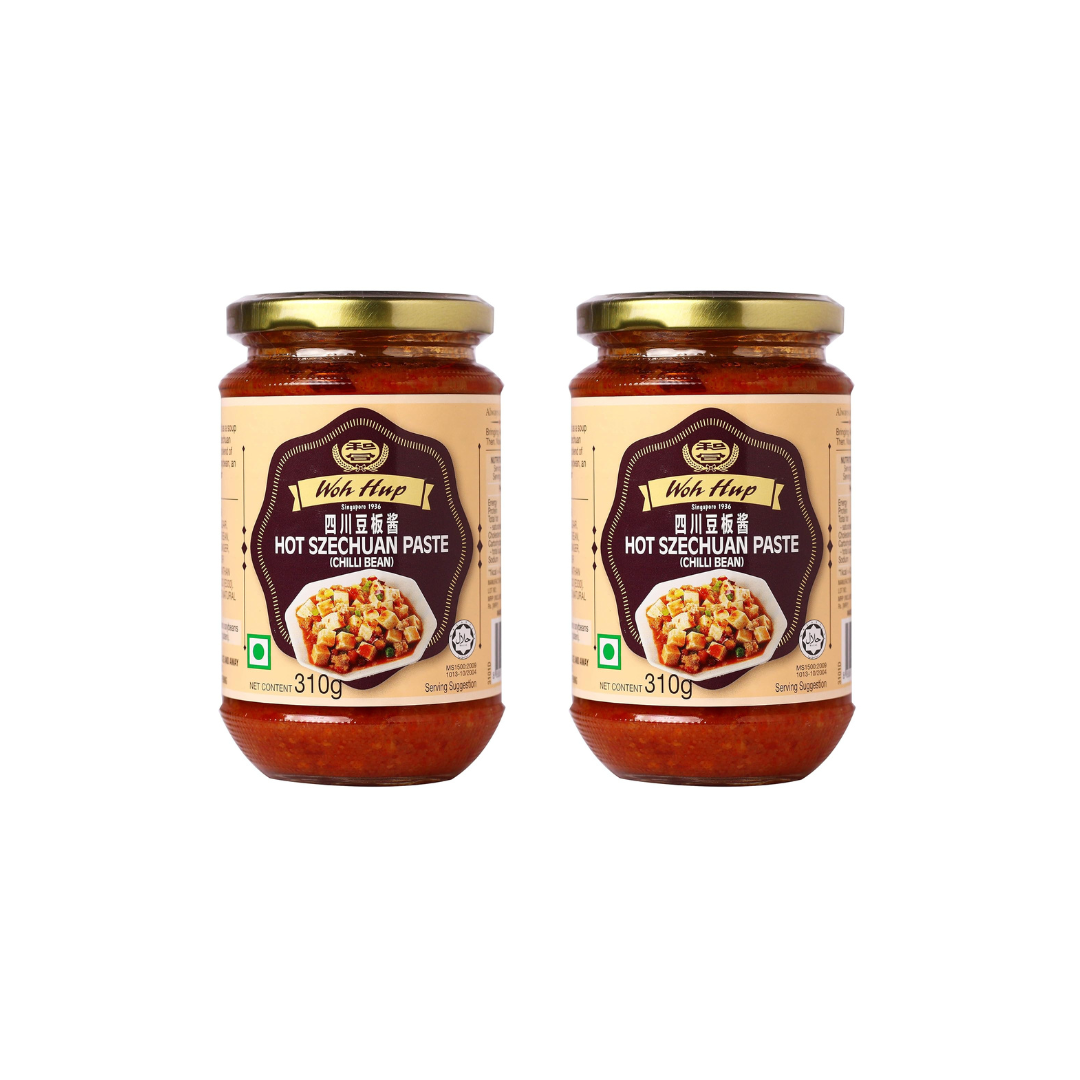 Woh Hup Hot Szechuan Paste, 310g (Pack of 2)