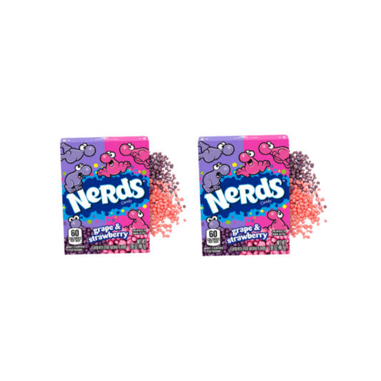 Buy Wonka Nerds Grape & Strawberry Flavour Candy
